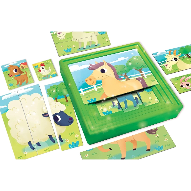 Lisciani - Carotina Baby 8 Progressive Puzzle- The Farm | 1Y+