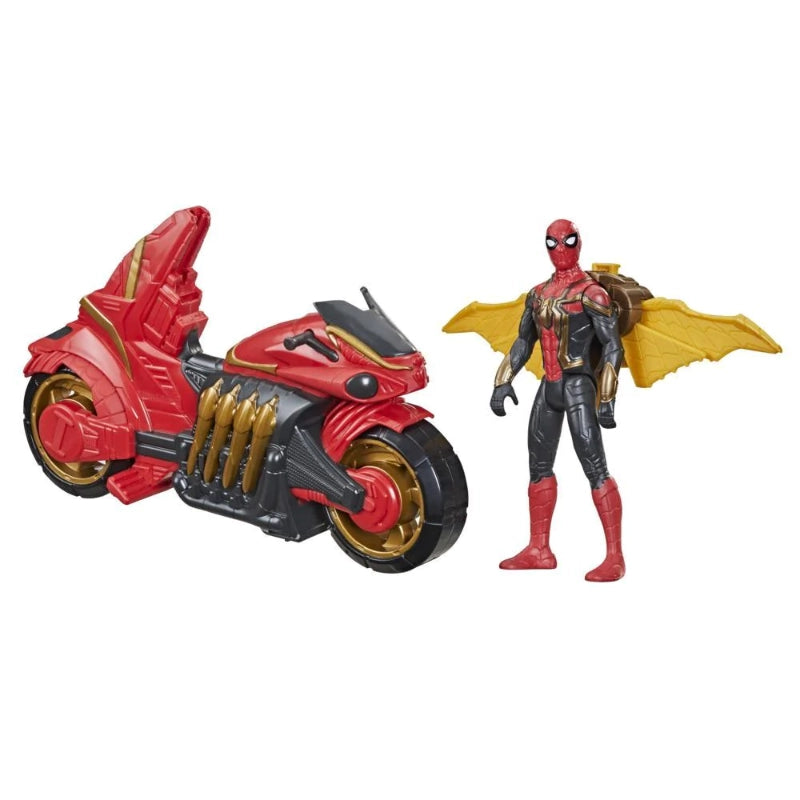 Marvel - دراجة جيت ويب ديلوكس سبايدر-مان مع شخصية بحجم 6 إنش | 4 سنوات فما فوق Marvel - دراجة جيت ويب ديلوكس سبايدر-مان مع شخصية بحجم 6 إنش | 4 سنوات فما فوق