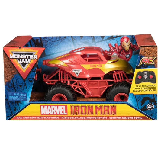 Monster Jam - Marvel Iron Man 1:24 Scale RC Monster Truck | 4Y+
