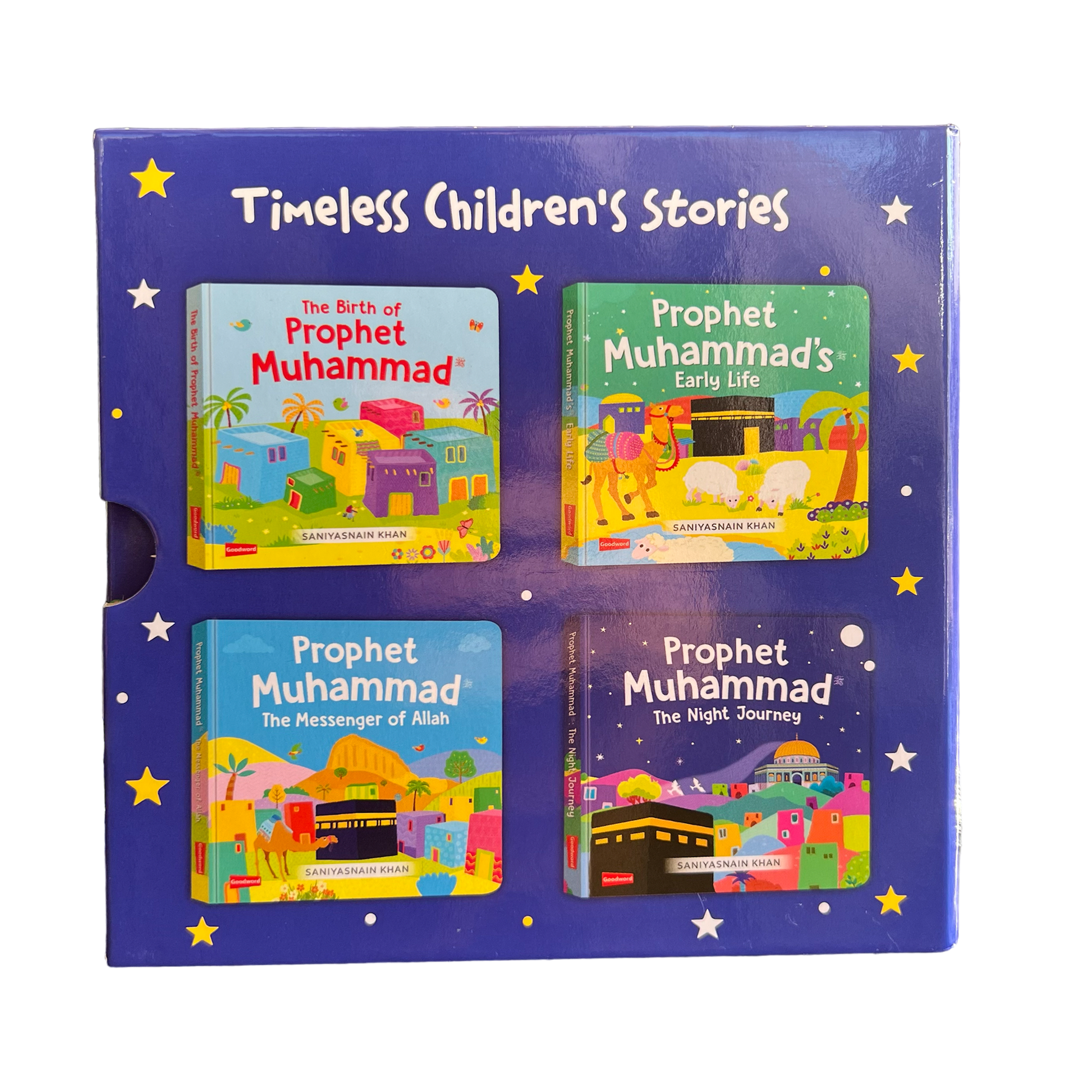Prophet Muhammad Stories - Little Library | 4 Board Books Set Prophet Muhammad Stories - Little Library | 4 Board Books Set