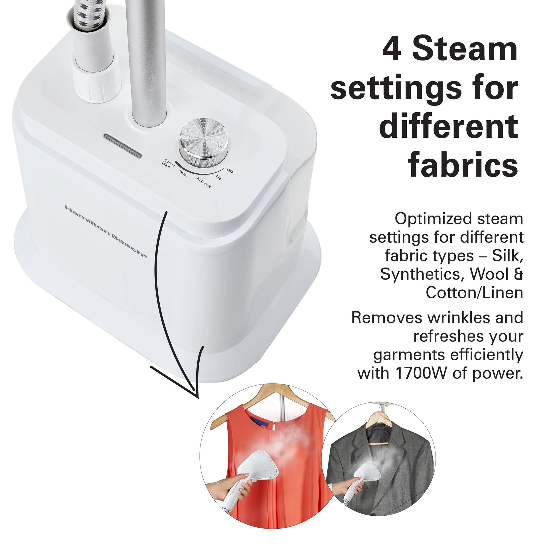 Hamilton Beach - Garment Steamer 1700W Hamilton Beach - Garment Steamer 1700W