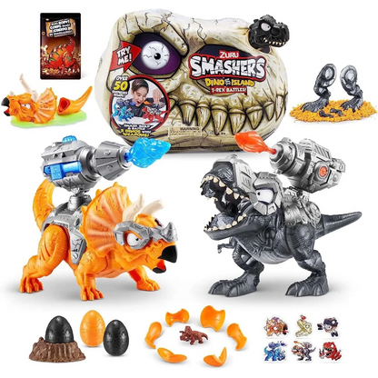Smashers - Dino Island S1 T-Rex Battle Playset | 3Y+