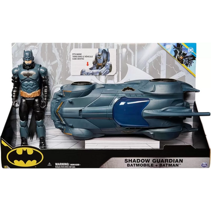 Batman - Shadow Guardian Batmobile with 12-Inch Figure Set | 3Y+