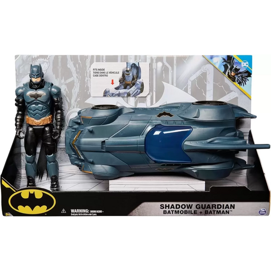 Batman - Shadow Guardian Batmobile with 12-Inch Figure Set | 3Y+