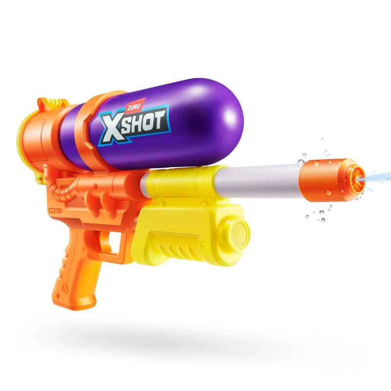 X-Shot - Water Fast Fill 80s Super Splash Water Blaster- Orange/Purple | 6Y+ X-Shot - Water Fast Fill 80s Super Splash Water Blaster- Orange/Purple | 6Y+