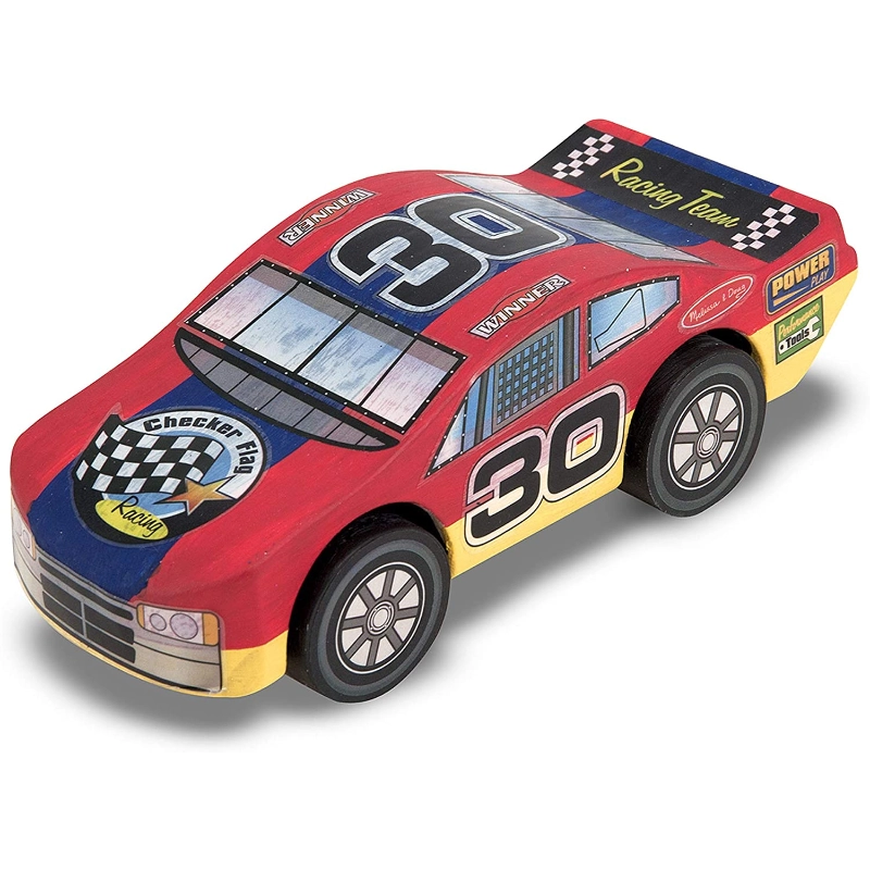 Melissa & Doug - Decorate-Your-Own Wooden Race Car | 4Y+