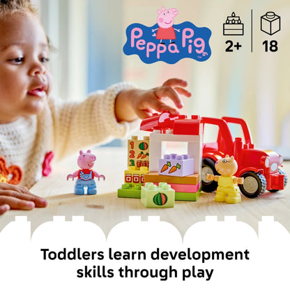 Lego - Peppa Pig Tractor and Market 18 Pcs 2Y+ — BambiniJO Jordan