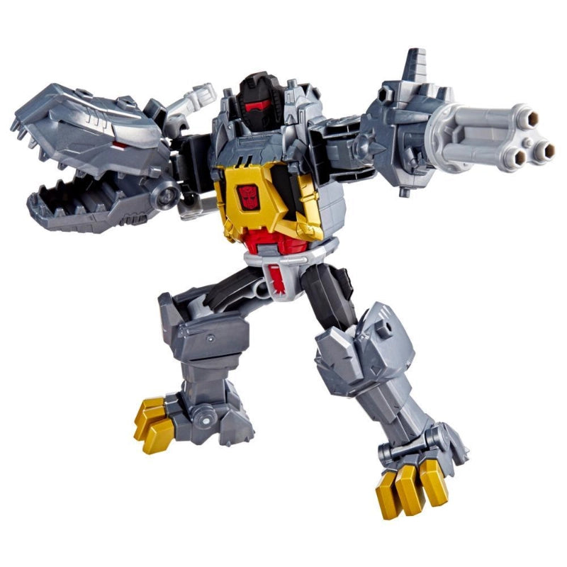 Transformers - Cyberworld Grimlock Chomp & Battle 9-Inch Action Figure | 6Y+ Transformers - Cyberworld Grimlock Chomp & Battle 9-Inch Action Figure | 6Y+
