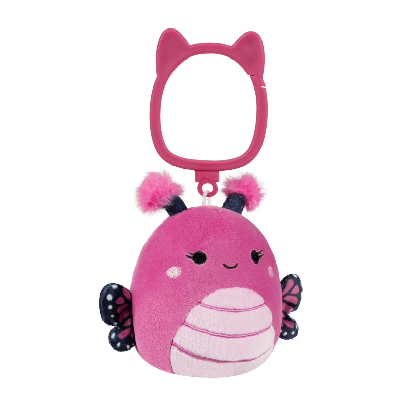 Squishmallows - دمية قطيفة صغيرة بمشبك مقاس 3.5 بوصة مارسيلينا فراشة ملكية وردية التوت | 1-6 سنوات Squishmallows - دمية قطيفة صغيرة بمشبك مقاس 3.5 بوصة مارسيلينا فراشة ملكية وردية التوت | 1-6 سنوات