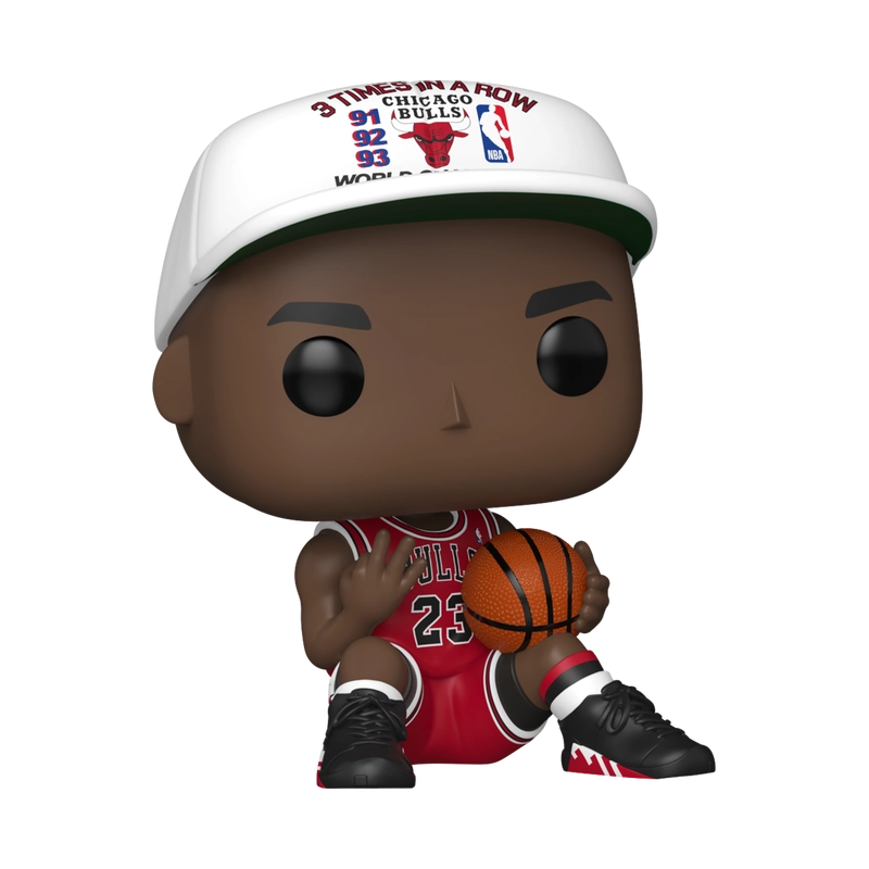 Funko - Pop! Basketball: NBA Bulls- Michael Jordan 3 Times in a Row | 3Y+