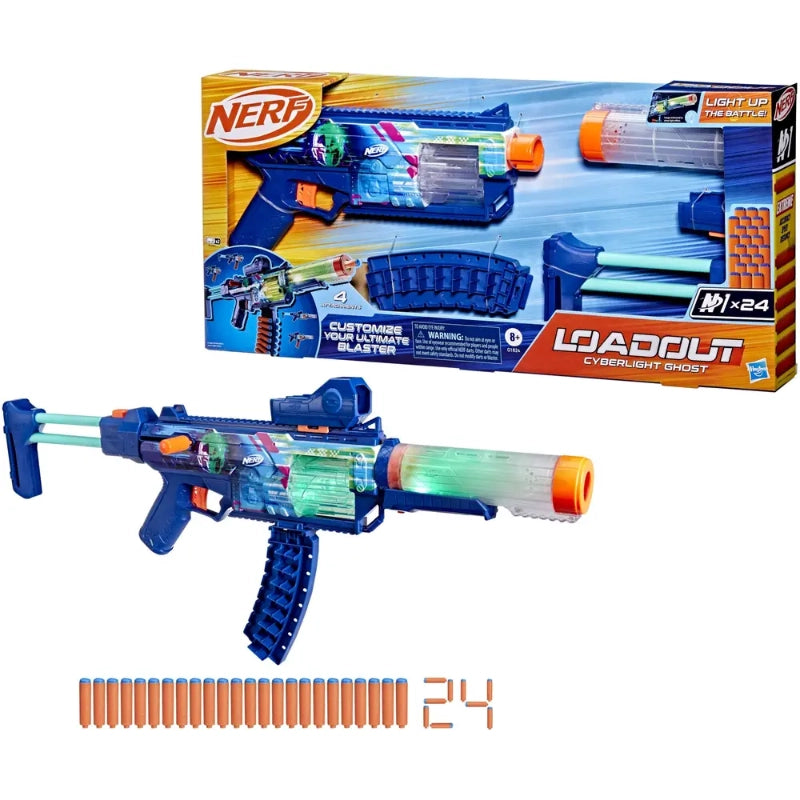 Nerf - Loadout Cyberlight Ghost Blaster | 8Y+ Nerf - Loadout Cyberlight Ghost Blaster | 8Y+