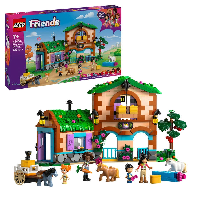 Lego - Pony Ranch & Stable | 727 Pcs | 7Y+ Lego - Pony Ranch & Stable | 727 Pcs | 7Y+