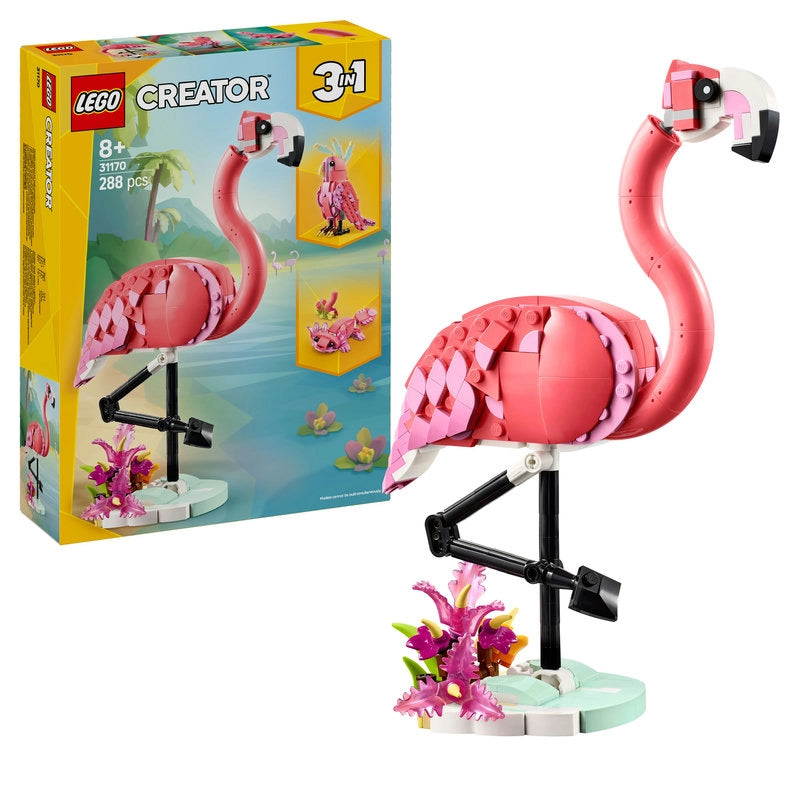 Lego - Wild Animals: Pink Flamingo | 288 Pcs | 8Y+