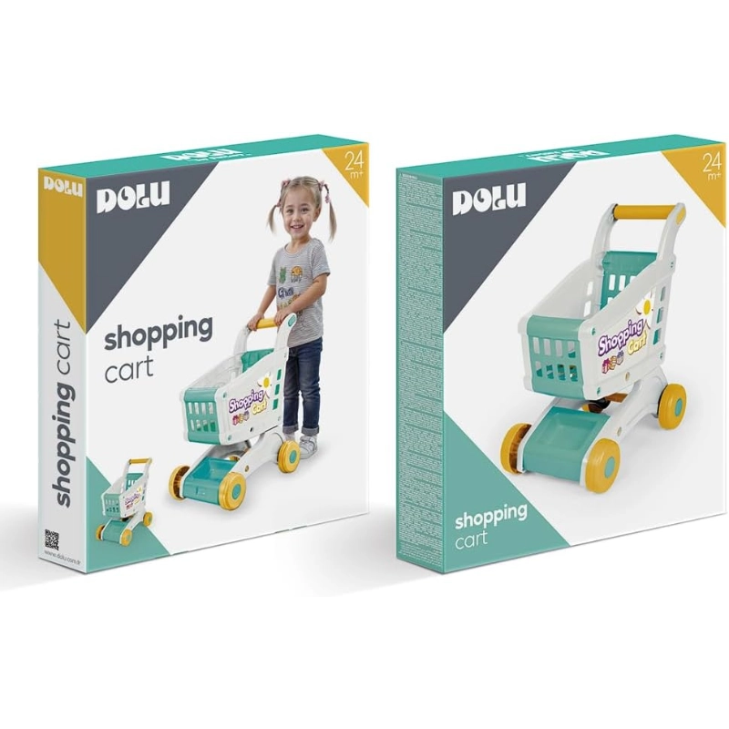 Dolu - Shopping Cart in Box- White | 2Y+ Dolu - Shopping Cart in Box- White | 2Y+