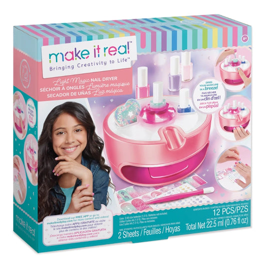 Make It Real - Light Magic Nail Dryer- 12 Pcs | 8Y+