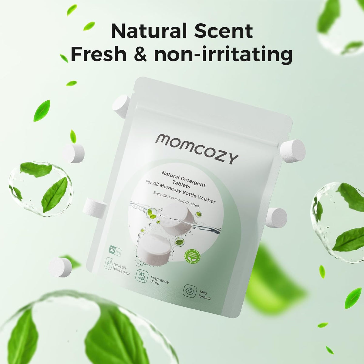 Momcozy Natural Detergent Tablets | 120 Tablets