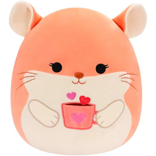 Squishmallows Medium Plush 12" Erica the Peach Chinchilla Holding Her Mug | 1-6Y — BambiniJO Jordan