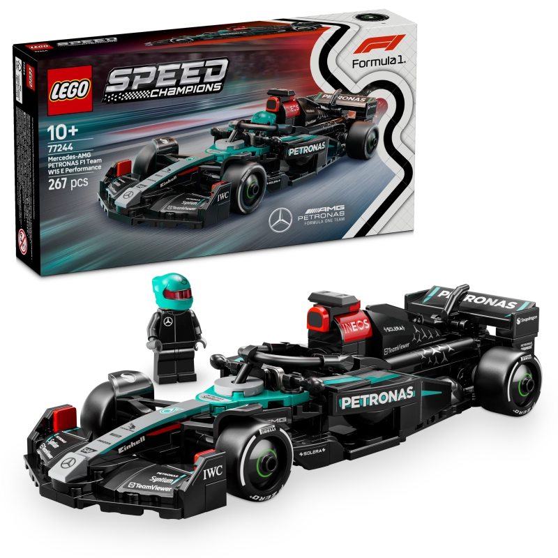 ليغو - سيارة سباق مرسيدس-AMG F1 W15 | 267 قطعة | 10 سنوات فأكثر ليغو - سيارة سباق مرسيدس-AMG F1 W15 | 267 قطعة | 10 سنوات فأكثر