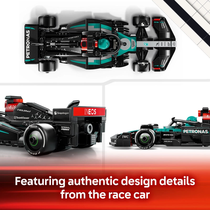 ليغو - سيارة سباق مرسيدس-AMG F1 W15 | 267 قطعة | 10 سنوات فأكثر ليغو - سيارة سباق مرسيدس-AMG F1 W15 | 267 قطعة | 10 سنوات فأكثر
