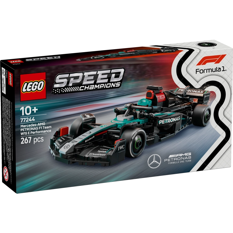 ليغو - سيارة سباق مرسيدس-AMG F1 W15 | 267 قطعة | 10 سنوات فأكثر ليغو - سيارة سباق مرسيدس-AMG F1 W15 | 267 قطعة | 10 سنوات فأكثر
