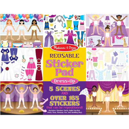 Melissa & Doug - Reusable Sticker Pad- Dress Up | 3Y+