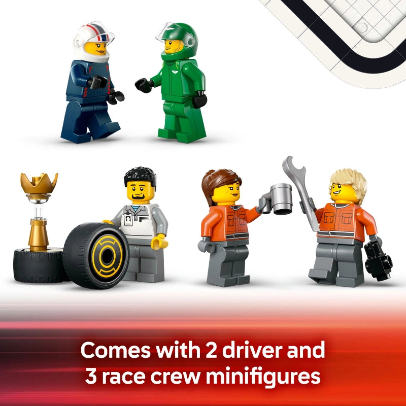 Lego - F1 Truck with RB20 & AMR24 F1 Cars 1086 Pcs 8Y+ — BambiniJO Jordan