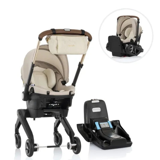 Evenflo - Shyft DualRide Infant Car Seat & Stroller Combo | Limited Edition | Champagne