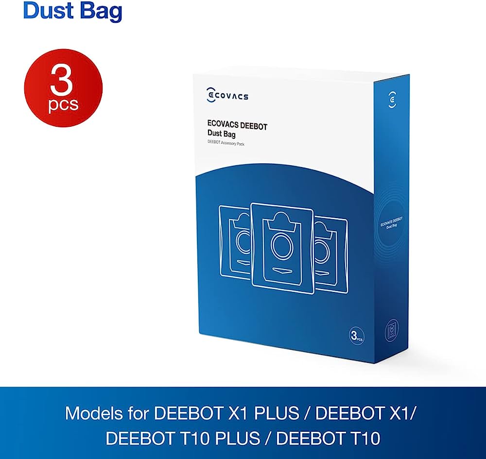 ECOVACS - Deebot Antibacterial Dust Bag 3 in Pack