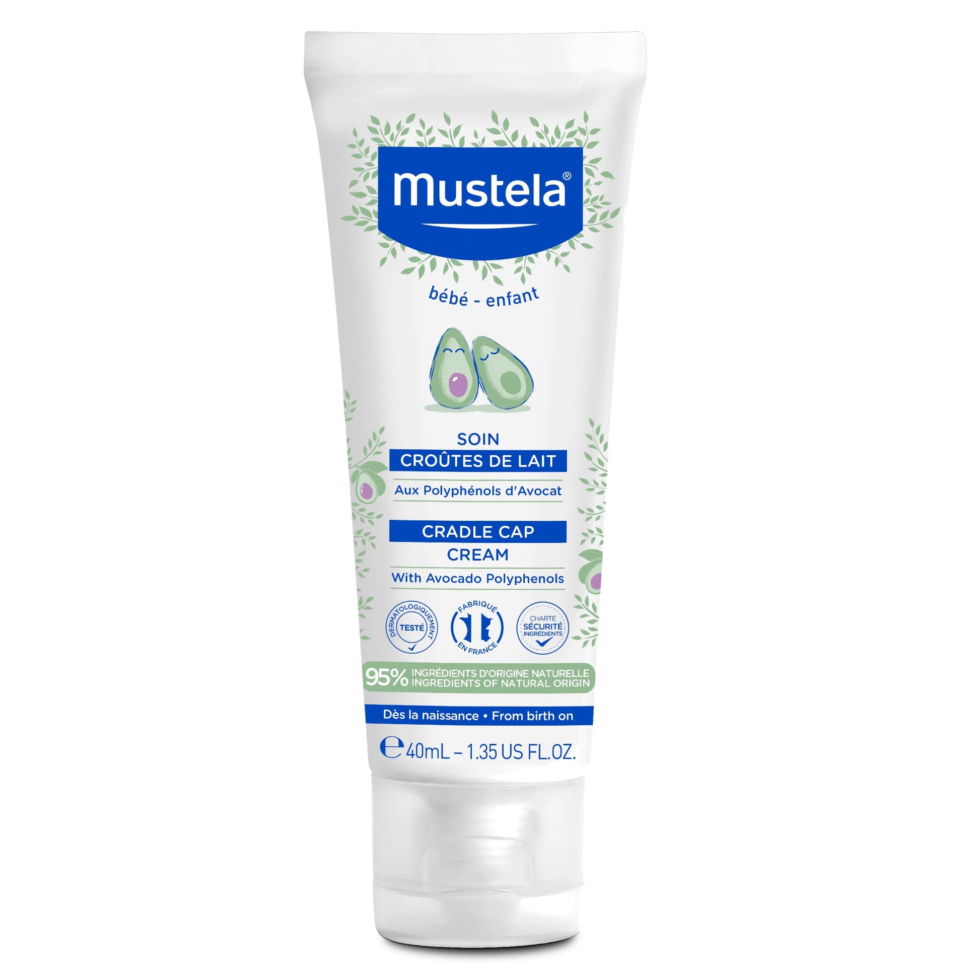 Mustela Cradle Cap Cream 40ml Mustela Cradle Cap Cream 40ml