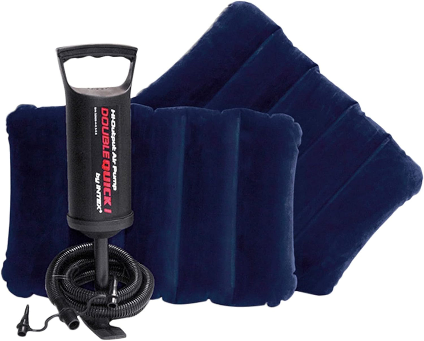 Dura-beam Classic Downy Airbed + Manual Inflator & Pillows 152 x 203 cm