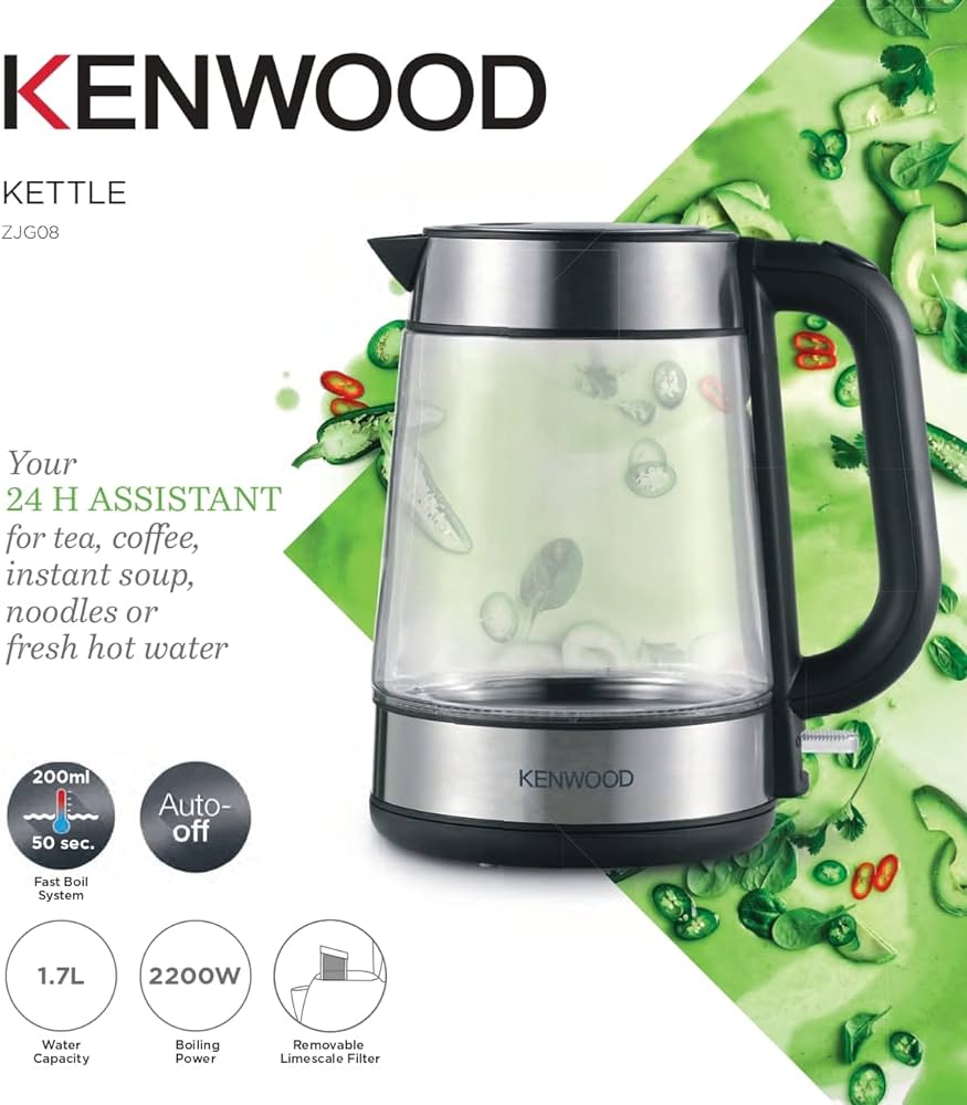 Kenwood - Glass  Kettle 1.7 Liter