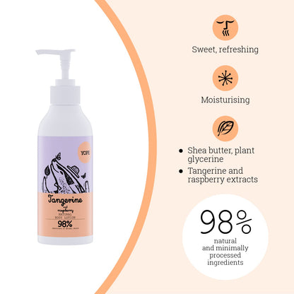 YOPE Natural Hand & Body Lotion Taangerine And Raspberry 300ml