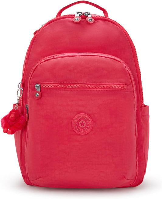 Kipling SEOUL Large Backpack with Laptop Protection - Resort Pink