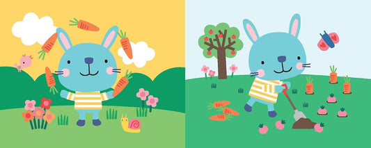 YoYo Soft Shake & Squeak Book: Rabbit inside — BambiniJO Jordan