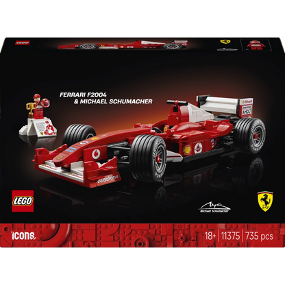 Lego - Ferrari F2004 & Michael Schumacher 735 Pcs 18Y+ — BambiniJO Jordan