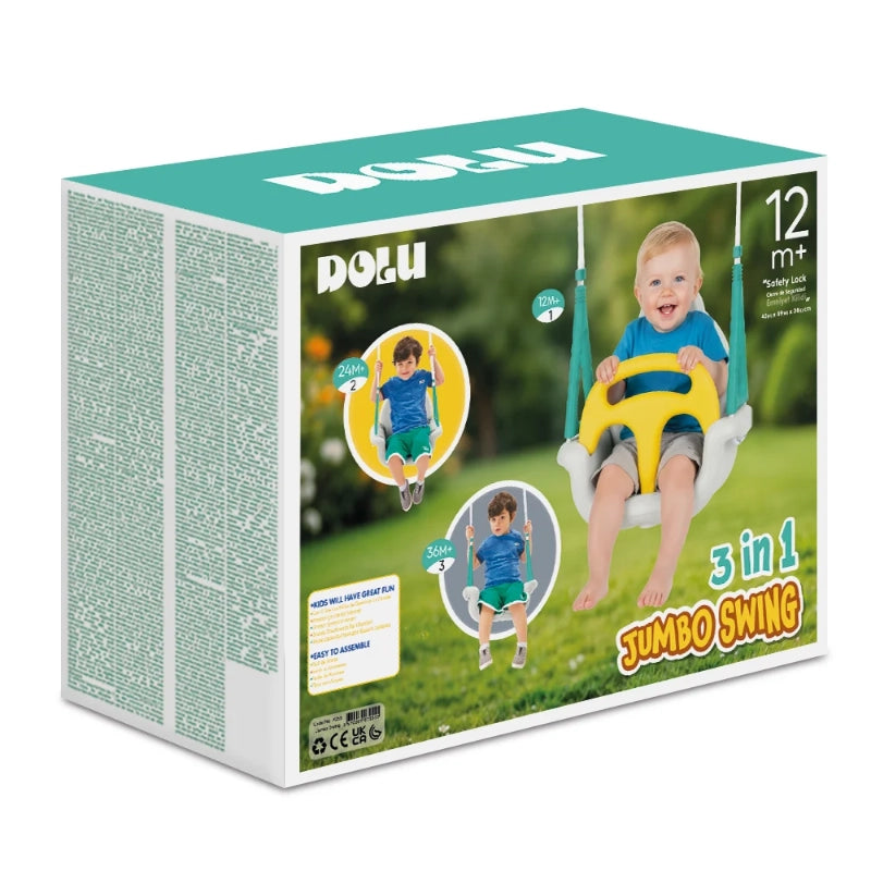 Dolu - Swing 3 in 1 | White | 1Y+ — BambiniJO Jordan