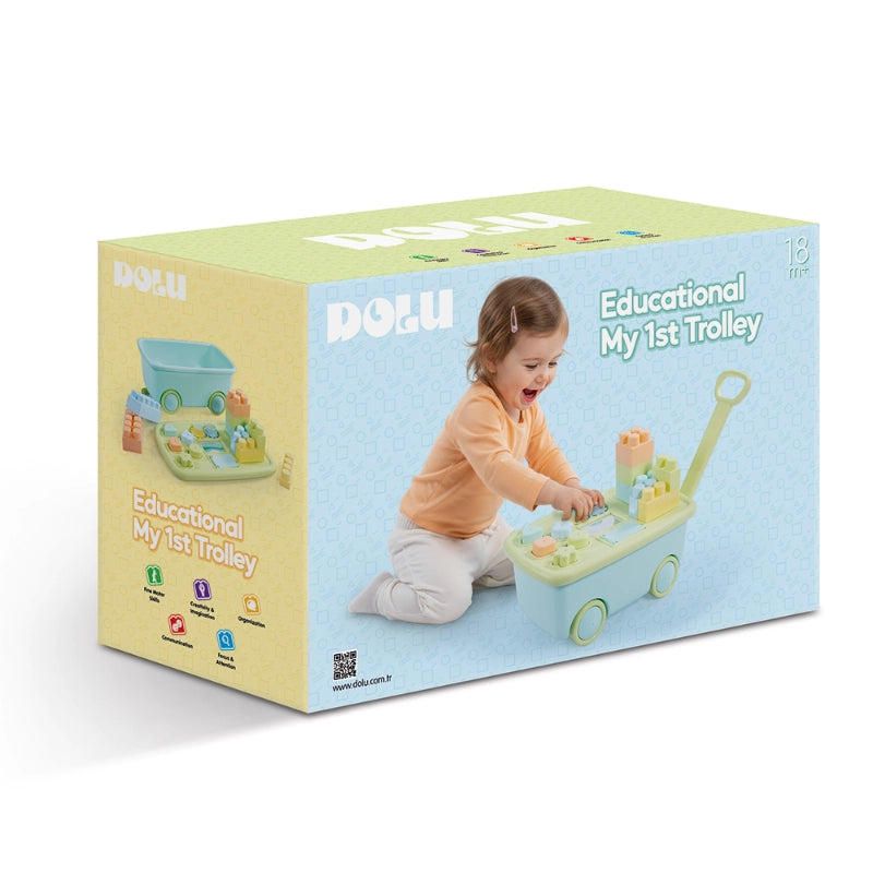 Dolu - Educational My 1st Trolley (Pastel Colors) | 18M+
