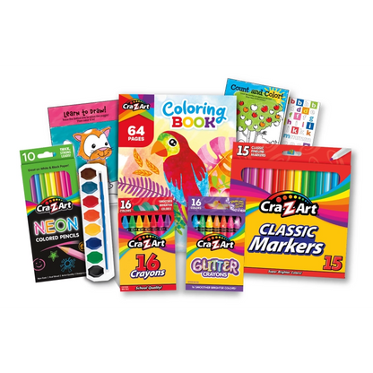 Cra-Z-Art - Awesome Arts Case- 85 Pcs | 4Y+