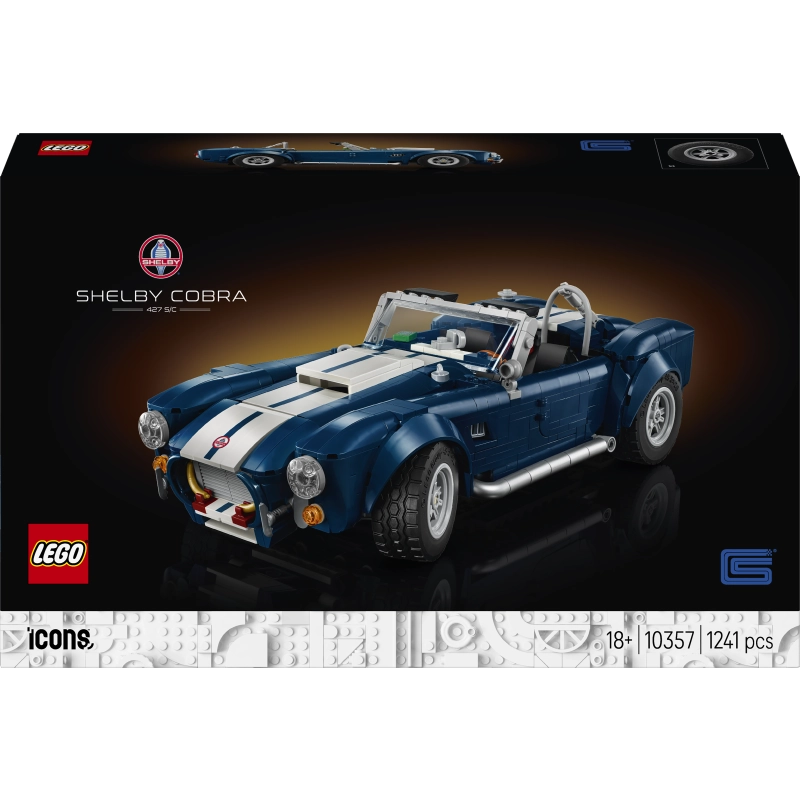 Lego - Shelby Cobra 427 S/C (Rare Edition) 1241 Pcs 18Y+ — BambiniJO Jordan