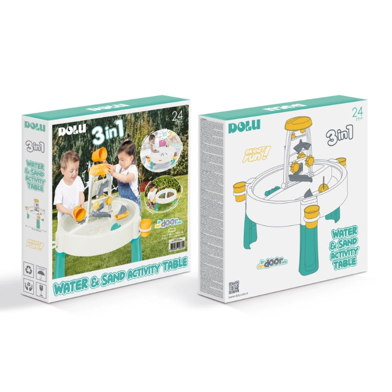 Dolu - 3-in-1 Water and Sand Activity Table | 2Y+ Dolu - 3-in-1 Water and Sand Activity Table | 2Y+