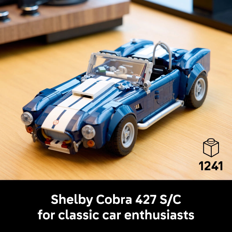 Lego - Shelby Cobra 427 S/C (Rare Edition) 1241 Pcs 18Y+ — BambiniJO Jordan