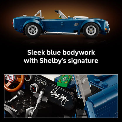 Lego - Shelby Cobra 427 S/C (Rare Edition) 1241 Pcs 18Y+ — BambiniJO Jordan