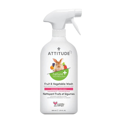 Attitude - Fruit & Vegetable Wash Unscented 800ml