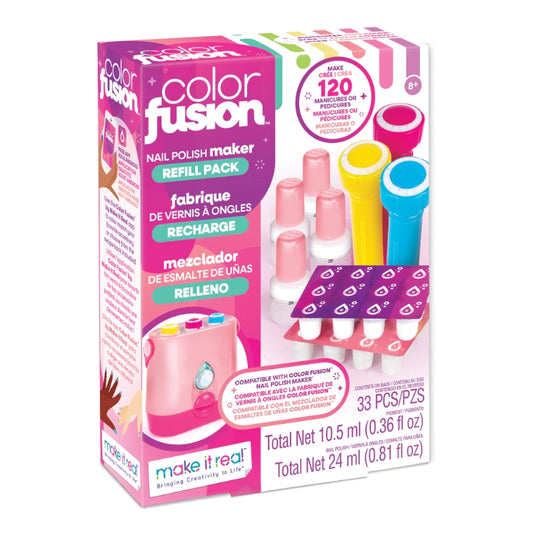 Make It Real - Colour Fusion Nail Polish Refill- 33 Pcs | 8Y+
