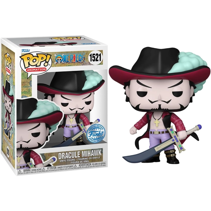 Funko - Pop! Animation: ون بيس - دراكول ميهوك (حصري) | 3 سنوات فما فوق Funko - Pop! Animation: ون بيس - دراكول ميهوك (حصري) | 3 سنوات فما فوق