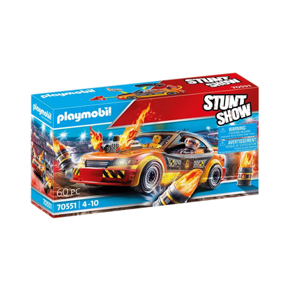 Playmobil - Stunt Show Crash Car- 60 Pcs | 4Y+