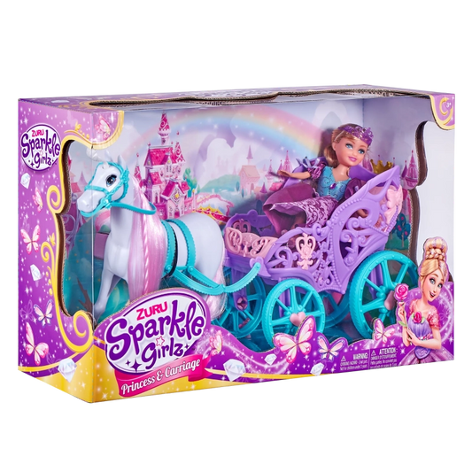 Sparkle Girlz Dolls Playset- Dolls & Carriage-10.5" Princess with Horse & Carriage | 3Y+ — BambiniJO Jordan