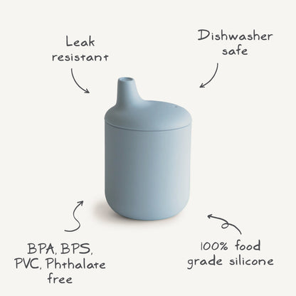 MUSHIE - Silicone Sippy Cup | Pale Daffodil