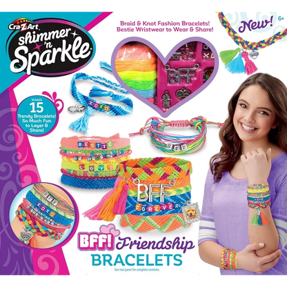 Cra-Z-Art - Shimmer n' Sparkle BFF Friendship Bracelets Set | 6Y+
