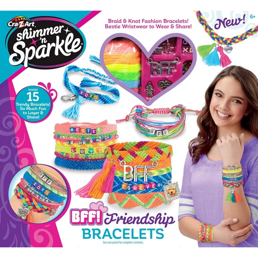 Cra-Z-Art - Shimmer n' Sparkle BFF Friendship Bracelets Set | 6Y+